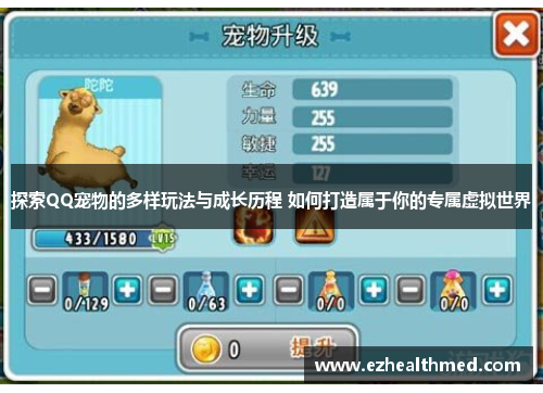 探索QQ宠物的多样玩法与成长历程 如何打造属于你的专属虚拟世界