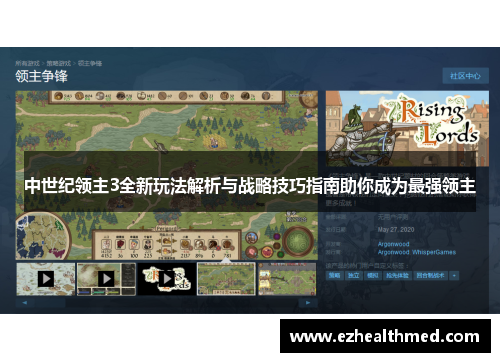 中世纪领主3全新玩法解析与战略技巧指南助你成为最强领主